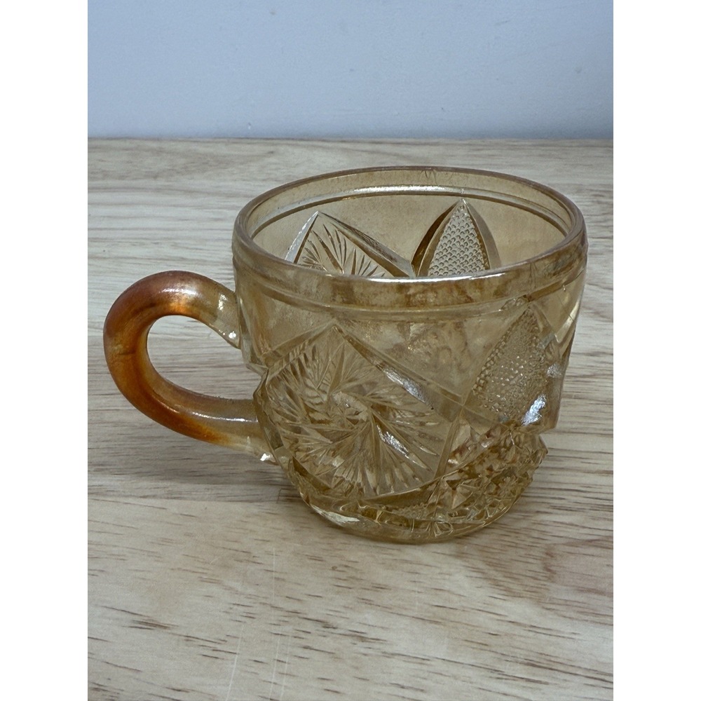 McKEE PUNCH CUP / Mug Peach Lusterware Vintage #61‎